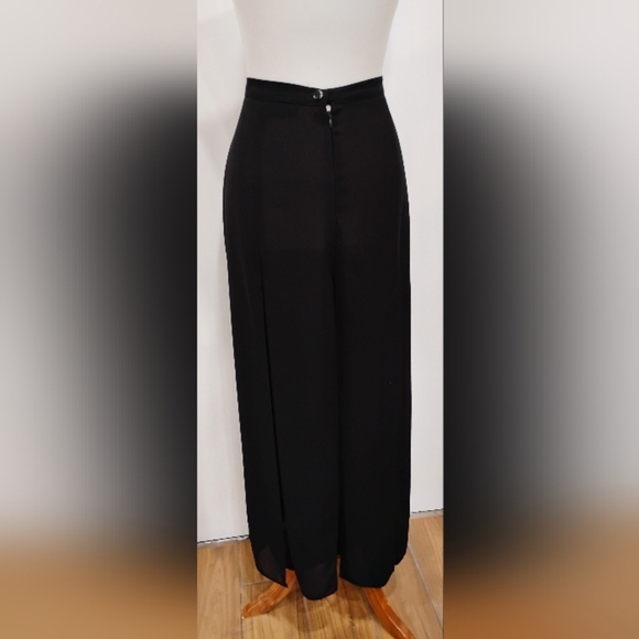 DOUBLE LAYER CHIFFON PALAZZO PANTS - Picture 5 of 7